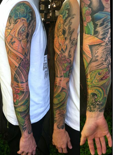 Dillon Forte - Koi fish sleeve